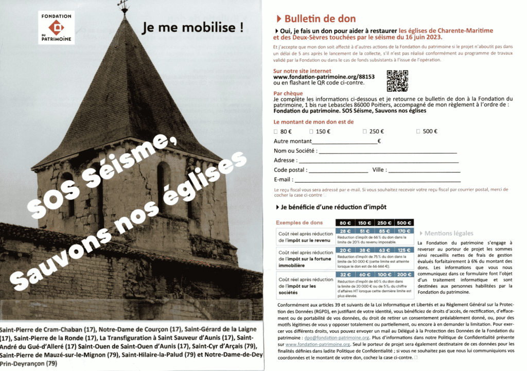 Sauvons nos eglises